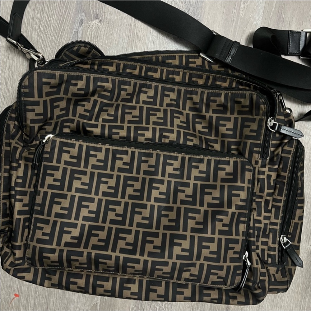 Authentic fendi diaper bag
